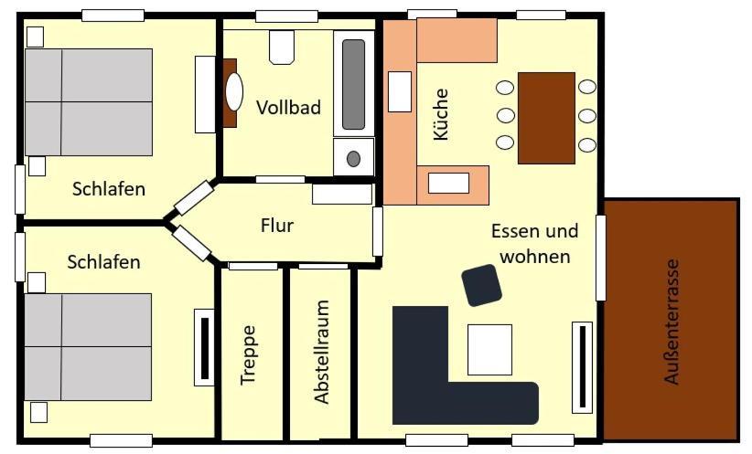 Nordstern Lägenhet Tönning Exteriör bild